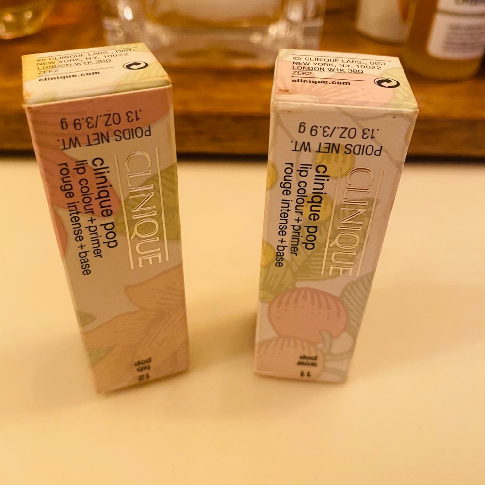 Clinique Fab Pop & Wow Pop lipstick - new